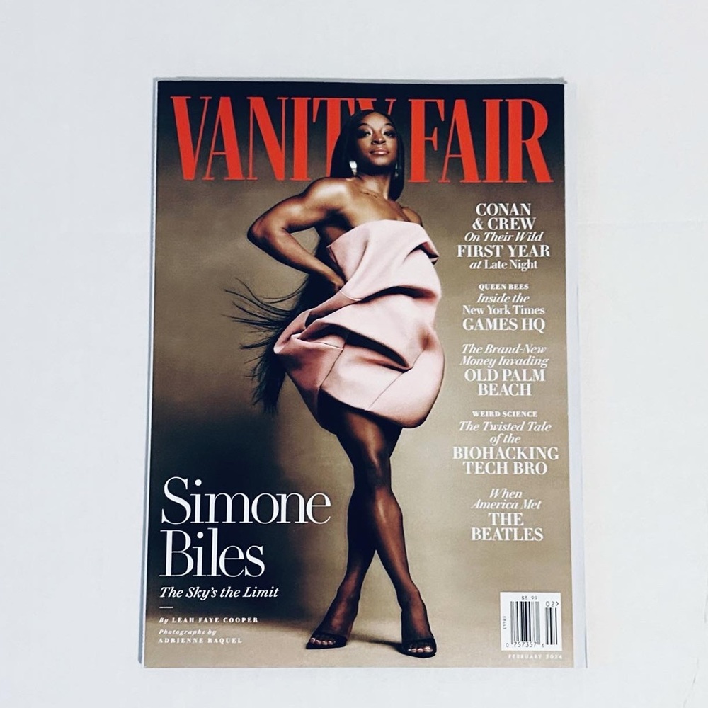 ⭐️5 For 25⭐️ Vanity Fair Magazine - February 2024 - Simone Biles
